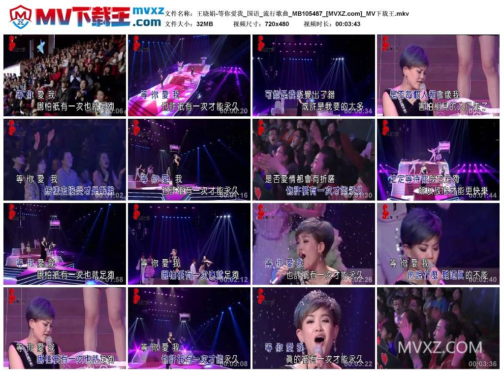 王晓娟-等你爱我_国语_流行歌曲_MB105487